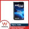 Manforce Game Exotic Flavored Condom for Men | Single 10pcs Pack | India