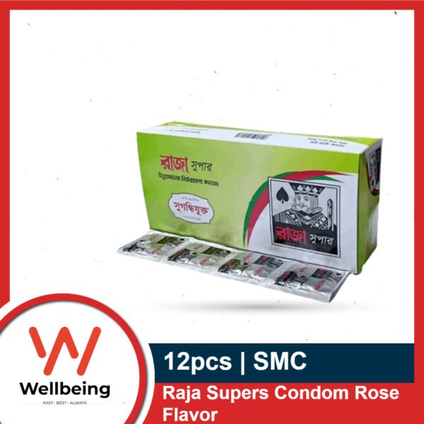 Raja12s Raja Supers Condom Rose Flavor 12pcs | SMC