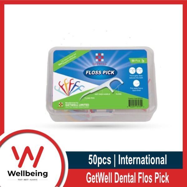 Dental Floss Pick 50 Pcs Box -  Dental Floss Toothpick Interdental Cleaner Toothpick Flosser