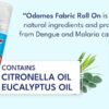 Odomos Mosquito Repellent Fabric Rollon Citronella & Eucalyptus Oil | 8Ml | Made In India
