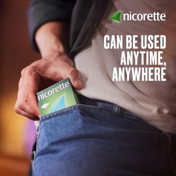 813Qb2aaXvL._AC_SL1500_ Nicorette 2mg Freshmint Gum 15 Nicotine Gums (International)