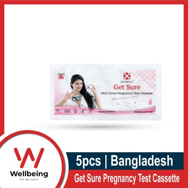 Get Sure Pregnancy Test Cassette  5pcs