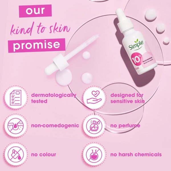 61LrSVO66TL._SL1000_ Simple 10% Niacinamide Vitamin B3 Serum 30ml | Skin Care Product Suitable For All Skin Types | For Even Skin Tone & Texture | India