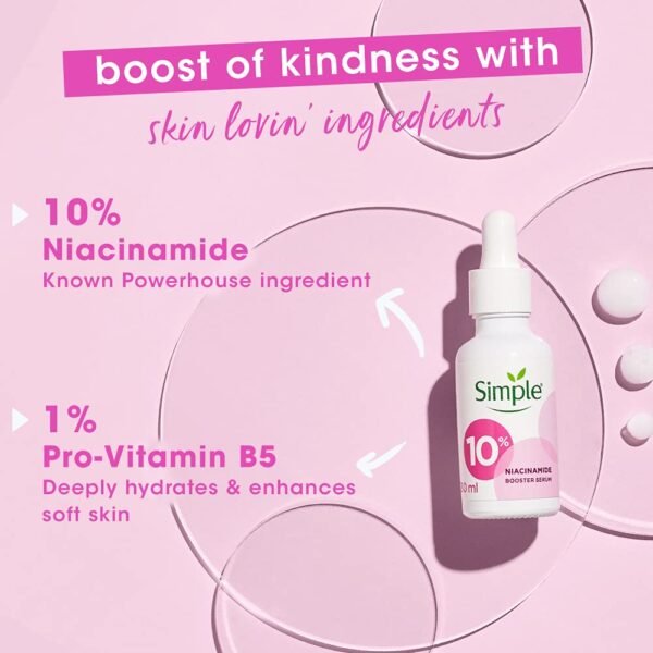 61hohrzo7AL._SL1000_ Simple 10% Niacinamide Vitamin B3 Serum 30ml | Skin Care Product Suitable For All Skin Types | For Even Skin Tone & Texture | India