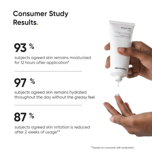 61LhRf4DRpL._SL1080_ Minimalist Vitamin B5 10% Moisturizer 50g | Minimalist Dehydrated Skin & Damaged Barrier Repair Moisturizer with 10% Vitamin B5 | Oil-Free Hydration & Lightweight Gel Formula | Fast-Absorbing & Non-Sticky Lightweight Winter Cream For Women & Men | Fragran