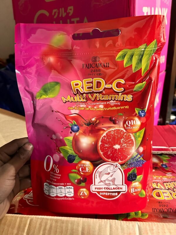 IMG-20250312-WA0015 Red C Multi Vitamin Whitening Juice 30pcs Pack