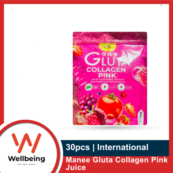 WB MAIN IMAGE - 2025-05-17T181245.687 Manee Gluta Collagen Pink Juice 30pcs Pack