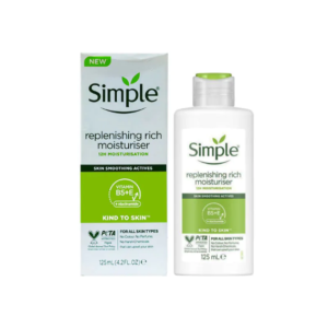 Simple Face Moisturiser - Simple Kind To Skin Replenishing Rich Moisturiser - 125ml