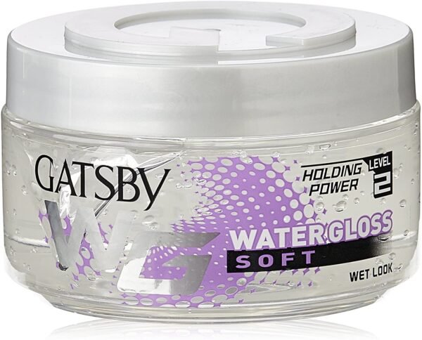 7c92d46d51c95d390de3cdbda937ce02.jpg Gatsby Water Gloss Hair Gel 150g Soft Level 2 Holding Power - Soft, Wet Look, Shine Effect, Non Sticky, Easy Wash Off