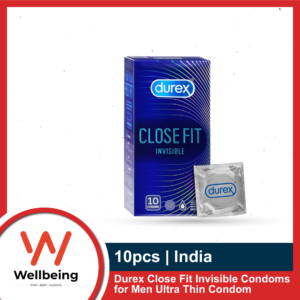 Durex Close Fit Invisible Condoms for Men - 10s/3s | Ultra Thin Condom | India