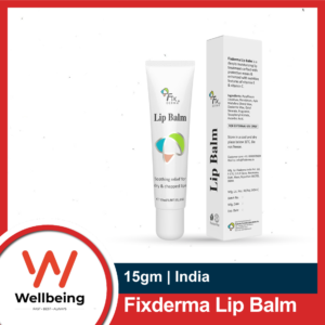 Fixderma Lip Balm 15gm With Vitamin C & E For Pigmented, Dry & Chapped Lips | Soft, Hydrating & Nourishes Lips | Even Out Lip Tone | Lip Balm For Dark Lip