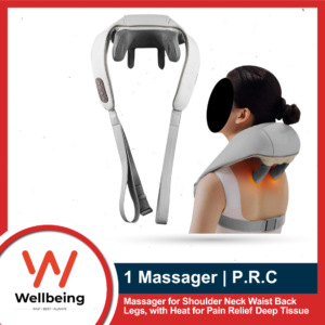 Massager for Shoulder, Neck, Waist, Back Legs, with Heat for Pain Relief Deep Tissue