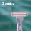 Gillette Venus 3 Colors 3pcs Hair Remover Razor for Women