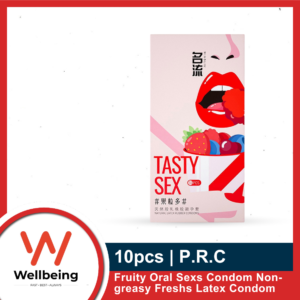 10pcs Fruity Oral Sexs Condom Non-greasy Freshs Latex Condom (Brand: Mingliu) | Small Condom