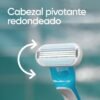 71UVR30ghIL._AC_SL1500_ Venus Oceana Hair Removal Razor with Aloe Vera - 3+1 Razor Pack