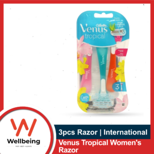 Venus Tropical Hair Removal Razors for Women 3 Razor Pack