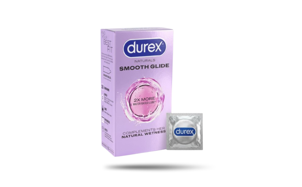 WB New Image (970 x 600 px) (73) Durex Naturals Smooth Glide Condoms 10pcs Pack | P.R.C - Image 1