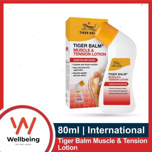 ada6bf7d47733f0624948651518fb2b1 Tiger Balm Muscle & Tension Lotion 80ml Pain Remover