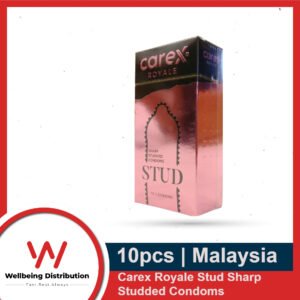 Carex Royale Stud Sharp Studded Condoms 10pcs Pack | Dotted Condom