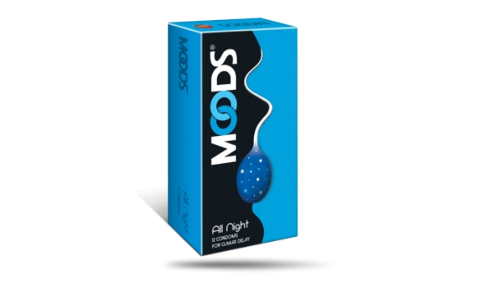 0 MOODS Allnight Condom 12pcs Pack | India - Image 1