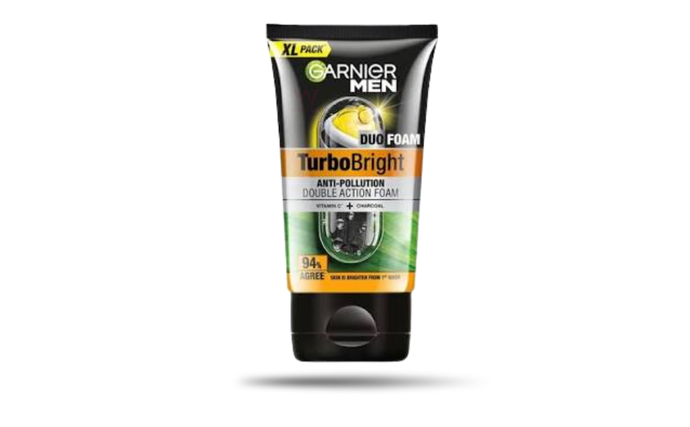 AKASH WB New Image (970 x 600 px) (13) Garnier Men Turbo Bright Anti Pollution Double Action Face Wash 50g - Image 1