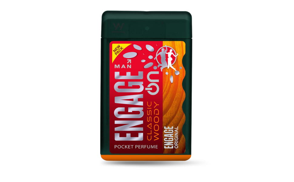 AKASH WB New Image (970 x 600 px) (17) Engage On Classic Woody Pocket Perfume Spray For Men 17ml I India - Image 1