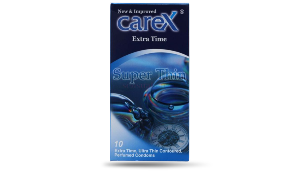 AKASH WB New Image (970 x 600 px) (18) Carex Extra Time Super Thin Condom 10pcs Pack | Malaysia - Image 1