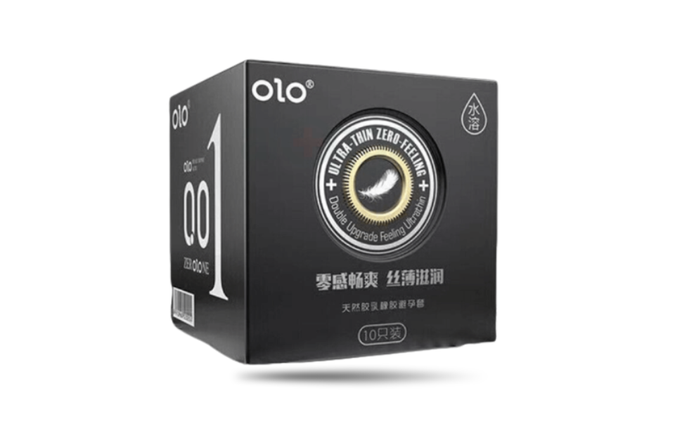 AKASH WB New Image (970 x 600 px) - 2026-08-19T122753.081 OLO Ultra Thin Zero Feelings Condoms Black 10pcs Pack | P.R.C. - Image 1