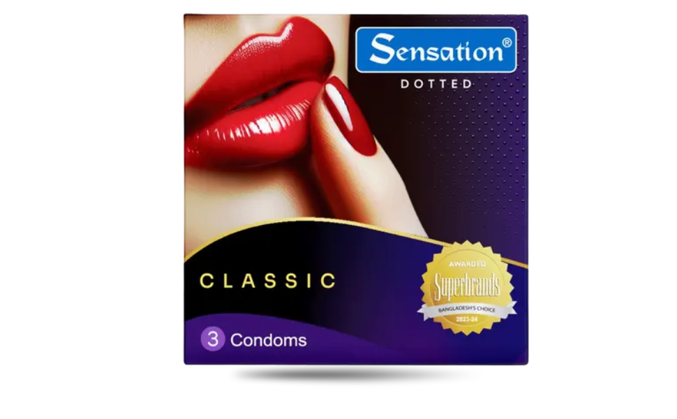 AKASH WB New Image (970 x 600 px) - 2026-08-22T135952.653 Sensation Dotted Classic Condom 3pcs Pack | Malaysia - Image 1