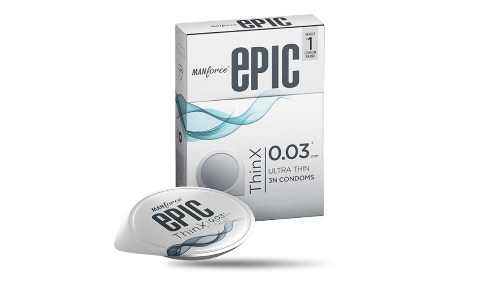 AKASH WB New Image (970 x 600 px) - 2026-08-22T162140.519 Manforce Epic ThinX Ultra Thin Condom 3pcs Pack I India - Image 1