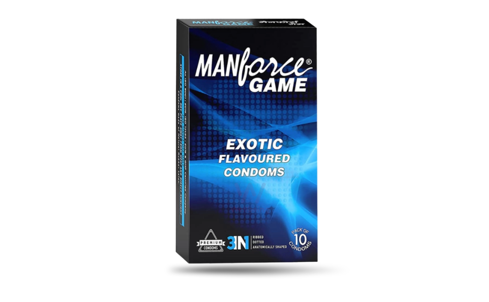 AKASH WB New Image (970 x 600 px) - 2026-08-22T163035.395 Manforce Game Exotic Flavored Condom 10pcs Pack I India - Image 1