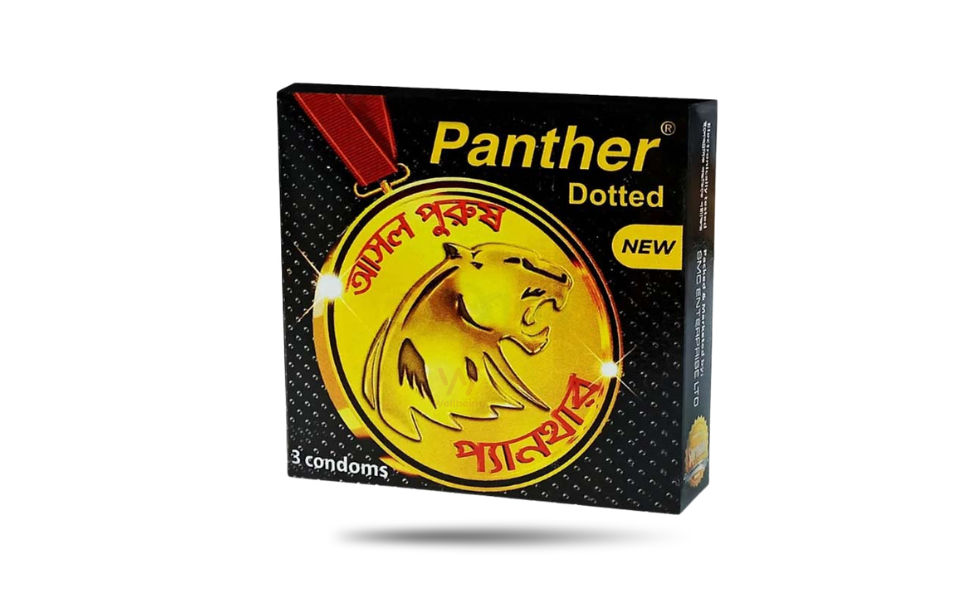 AKASH WB New Image (970 x 600 px) - 2026-08-23T134907.224 SMC Panther Dotted Condom 3pcs Pack - Image 1