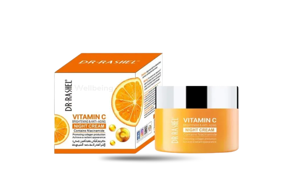 AKASH WB New Image (970 x 600 px) - 2026-08-31T105855.070 Dr. Rashel Vitamin C Anti-Aging and Brightening Night Cream 50gm - Image 1