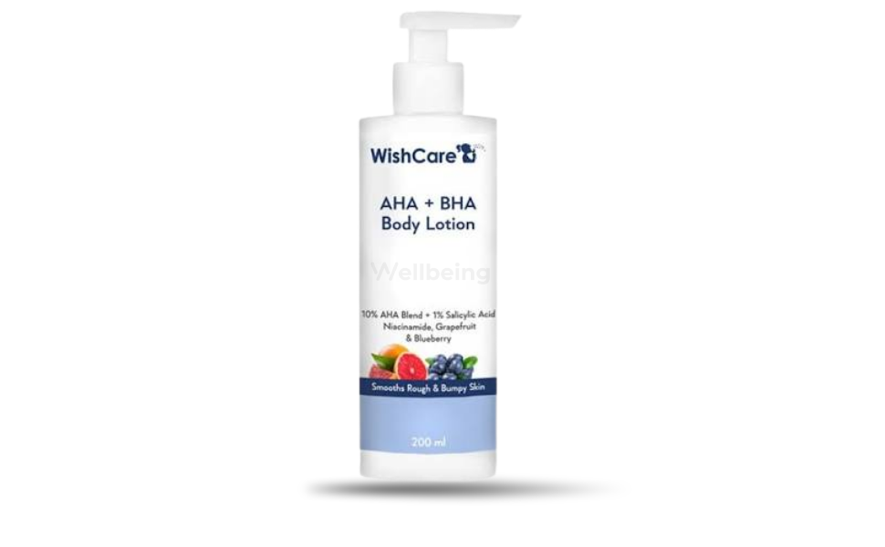 AKASH WB New Image (970 x 600 px) - 2026-08-31T113014.784 WishCare 10% AHA + 1% BHA Body Lotion 200ml - Image 1