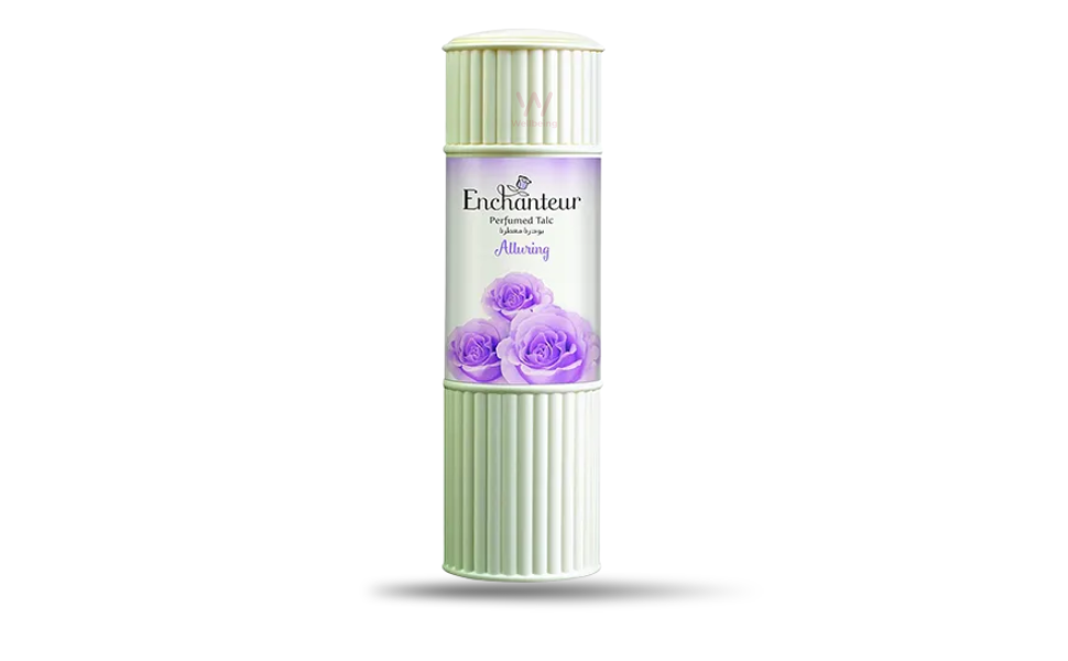 AKASH WB New Image (970 x 600 px) (22) Enchanteur Perfumed Talc Powder Alluring 250g - Image 1
