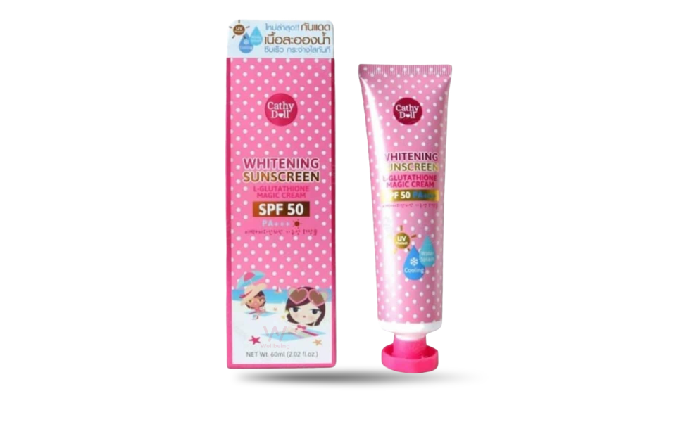 AKASH WB New Image (970 x 600 px) (24) Cathy Doll SPF50 PA+++ Whitening Sunscreen Cream 60ml | Korea - Image 1
