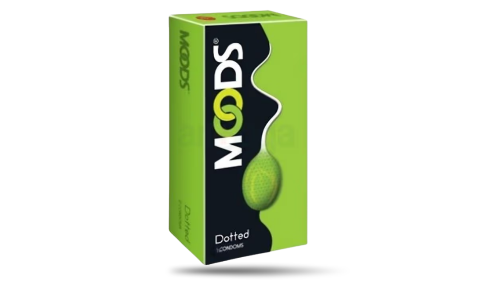 AKASH WB New Image (970 x 600 px) (31) Moods Dotted Condom 12pcs pack | India - Image 1