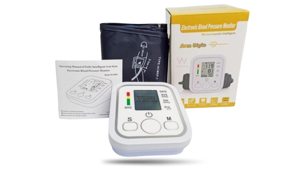 AKASH WB New Image (970 x 600 px) (31) Arm Style Digital Electronic Blood Pressure - Image 1