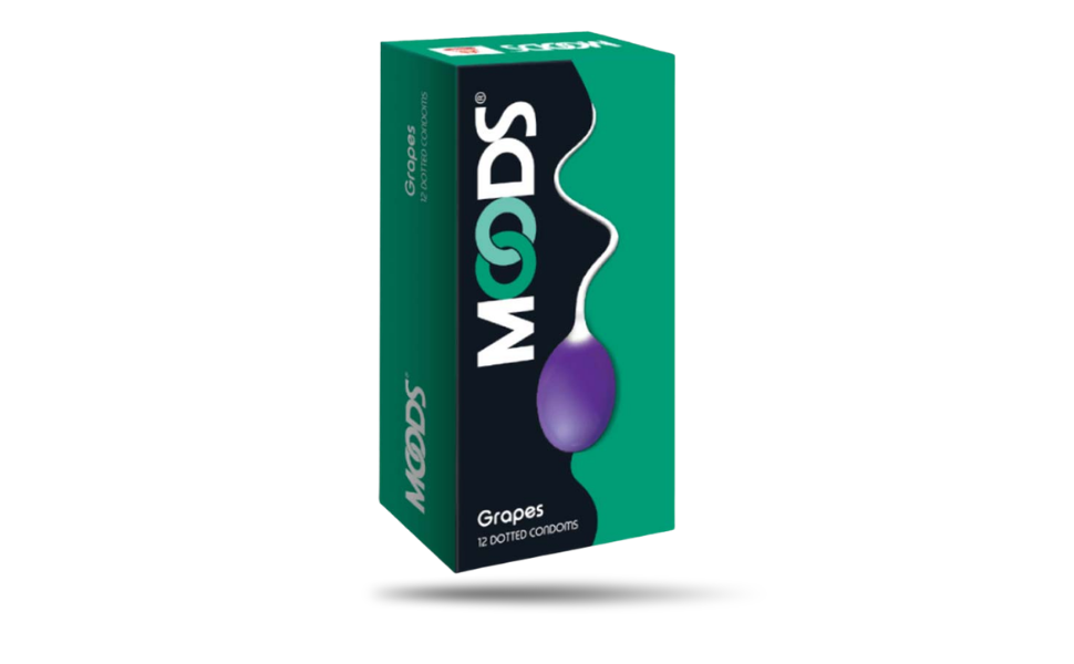 AKASH WB New Image (970 x 600 px) (33) Moods Grapes Flavored Condom 12pcs - Image 1