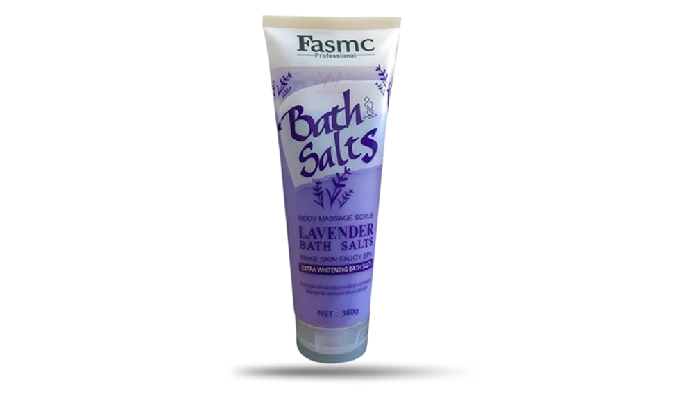 AKASH WB New Image (970 x 600 px) (8) FASMC Bath Salts Body Massage Scrub - Lavender - 380gm - Image 1