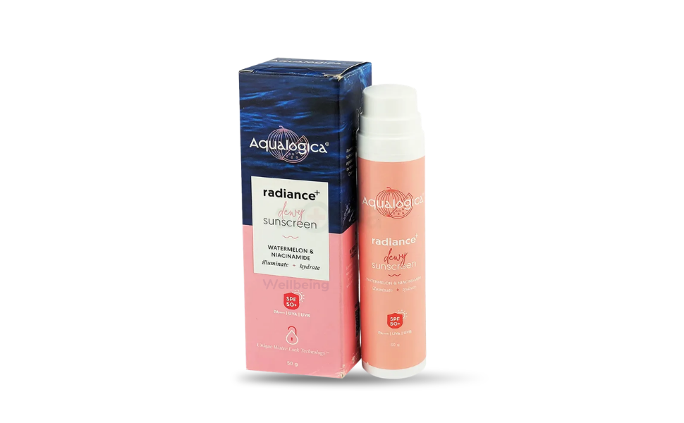 AKASH WB New Image (970 x 600 px) (81) Aqualogica Radiance+ Dewy Sunscreen Gel SPF 50+ PA+++ 50g - Image 1