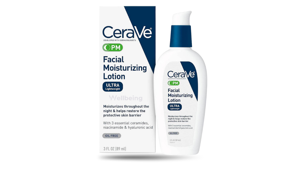 AKASH WB New Image (970 x 600 px) (84) CeraVe PM Facial Moisturizing Ultra Lightweight Lotion 89ml - Image 1