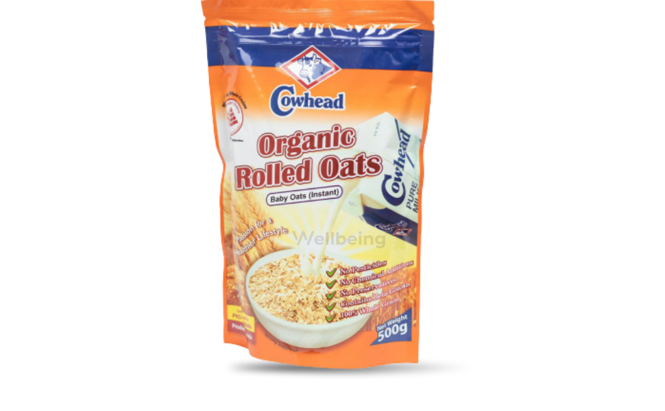 AKASH WB New Image (970 x 600 px) (90) Cowhead Organic Baby Rolled Instant Oats - 500gm - Image 1