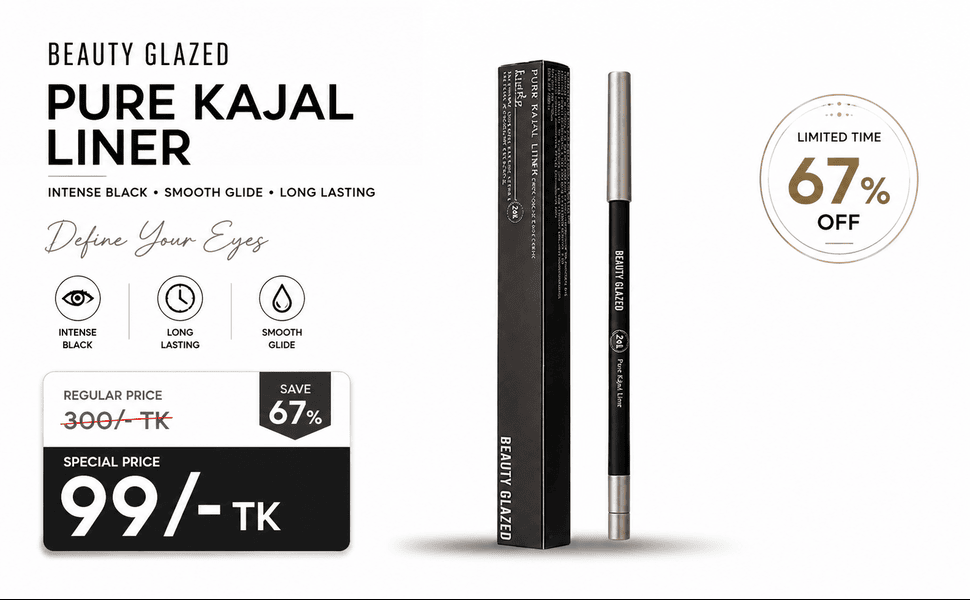 ChatGPT Image Aug 19, 2026, 04_43_30 PM Beauty Glazed Pure Kajal Liner-Lively Black 24Hour Eyeliner - Image 1