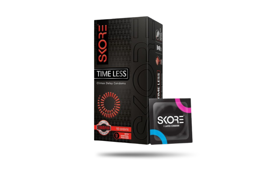 WB New Image (970 x 600 px) - 2026-08-06T165931.947 Skore Timeless Climax Delay Condom 10pcs Pack | India - Image 1