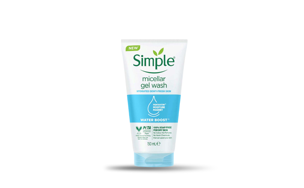 WB New Image (970 x 600 px) - 2026-08-11T170149.444 Simple Water Boost Micellar Facial Gel Wash 150ml - Image 1