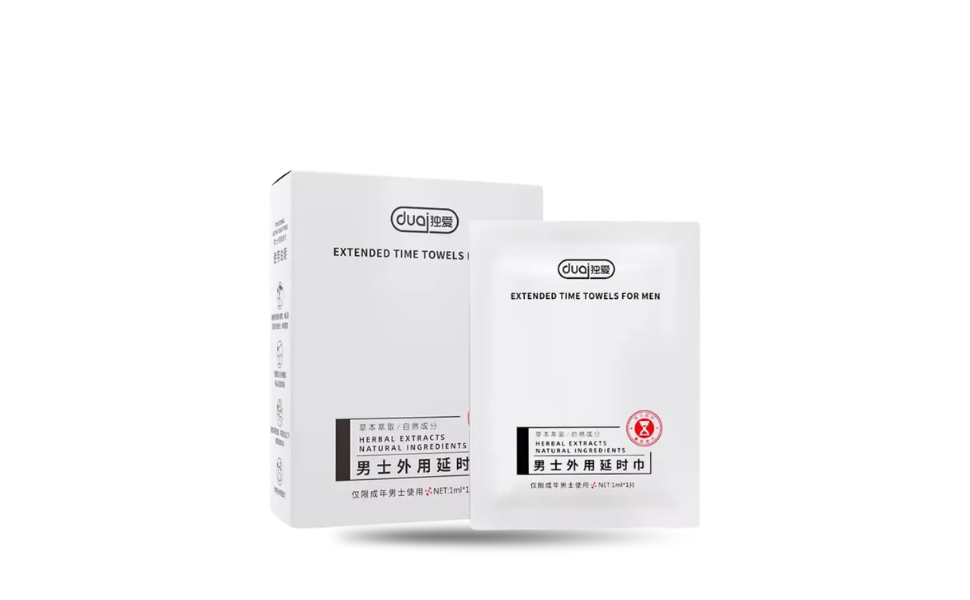WB New Image (970 x 600 px) - 2026-08-12T101906.166 Duai Extended Time Towels (Delay Wipes) 10pcs x1ml | P.R.C - Image 1