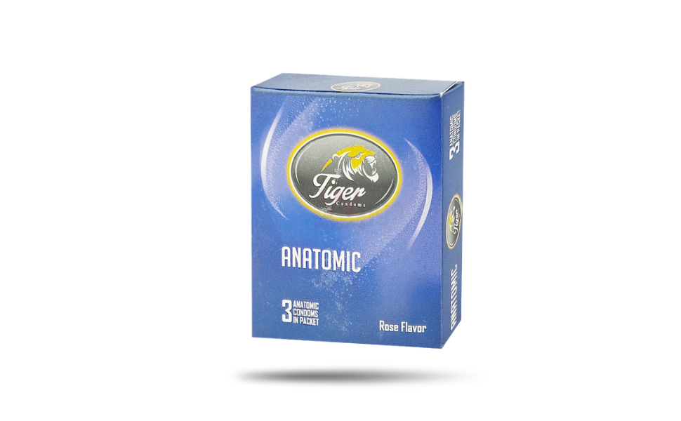 WB New Image (970 x 600 px) - 2026-08-22T130753.747 Tiger Anatomic Rose Flavor Condom 3pcs Pack - Image 1