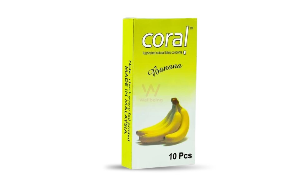 WB New Image (970 x 600 px) - 2026-08-22T131828.219 Coral Banana Flavor Condom 10pcs Pack | Malaysia - Image 1