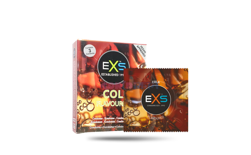 WB New Image (970 x 600 px) - 2026-08-22T140726.082 EXS Cola Flavored Condom 3pcs Pack | Brand of UK - Image 1